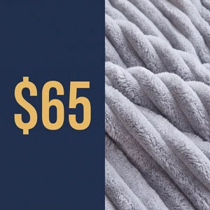 heavyweight blanket, a $65 value, free